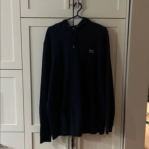 L.L. Bean Men's Dark Blue Medium Weight Hoodie